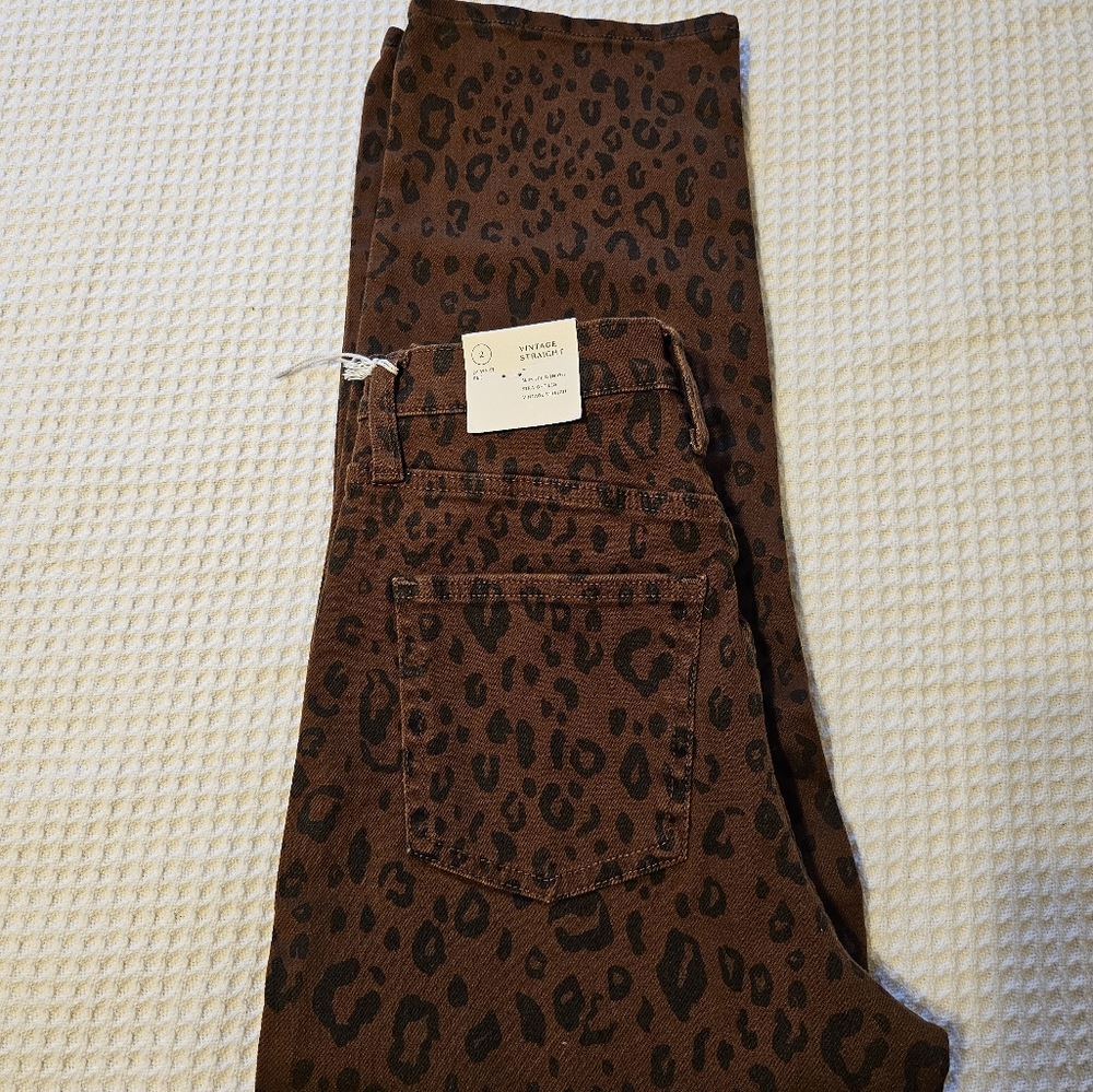 Universal Thread Vintage Straight Leopard Print J… - image 5